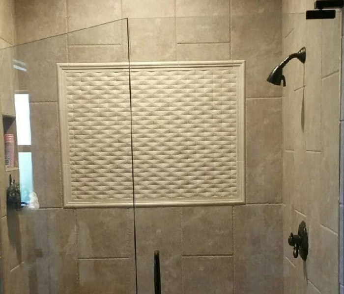 glass frameless shower enclosure