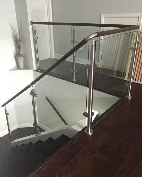 Commercial Staircase Glass installation in Jacksonville, FL